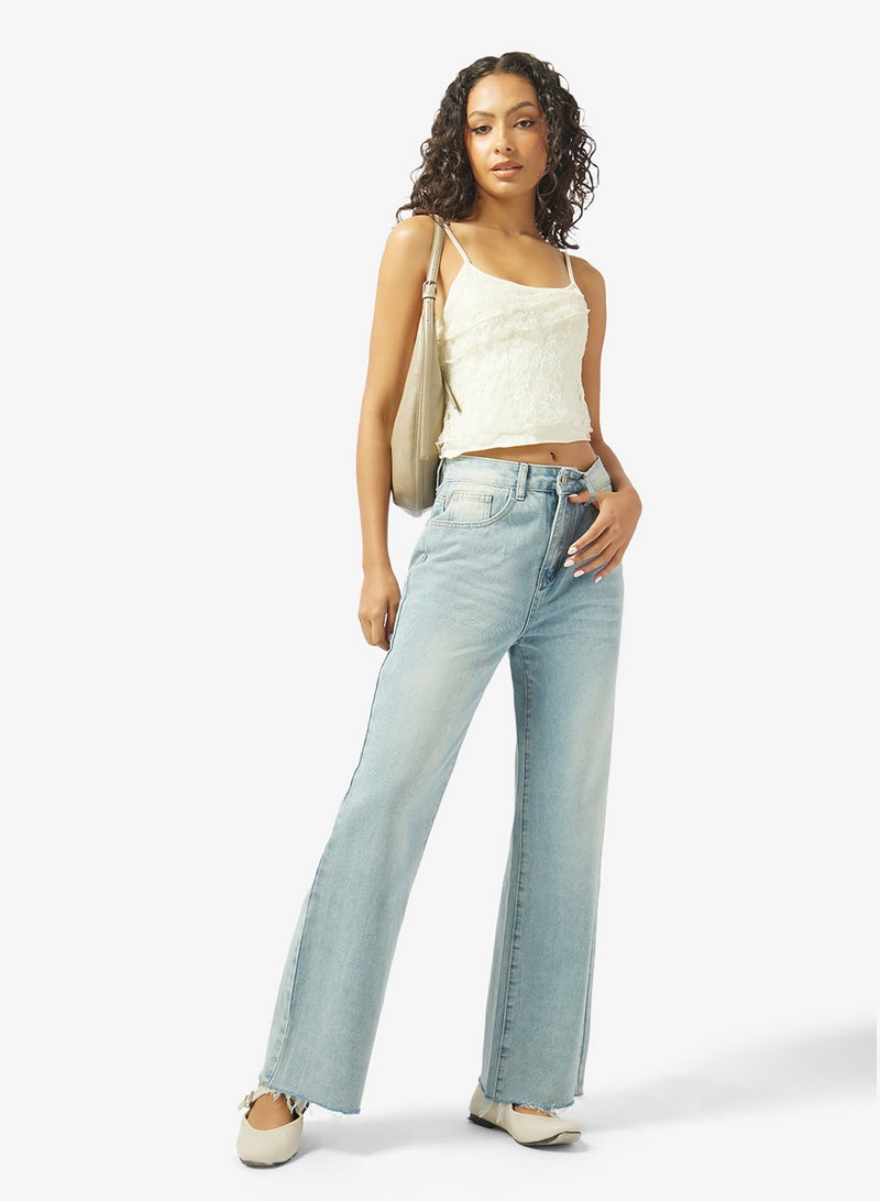 Ginger Mid Rise Straight Fit Jeans - Image 2